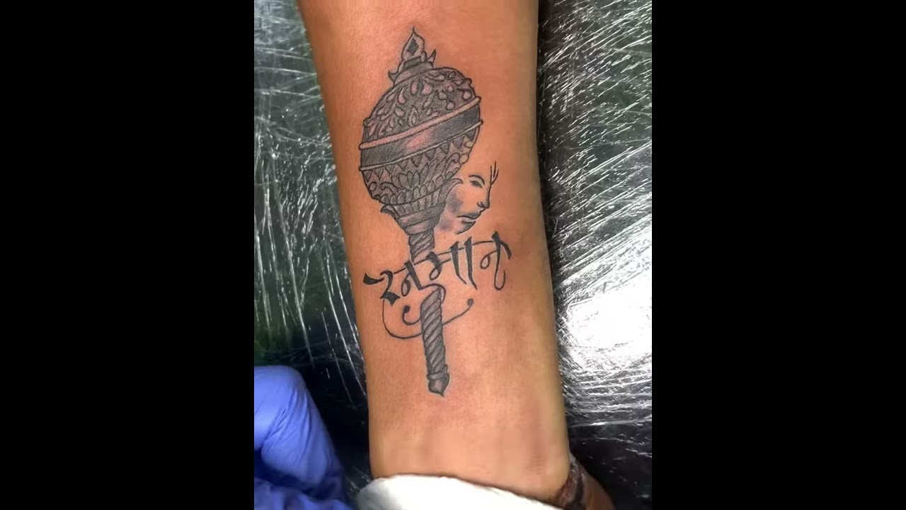 LORD HANUMAN NAME TA | CRAZY INK TATTOO & BODY PIERCING SURAT in Surat,  India